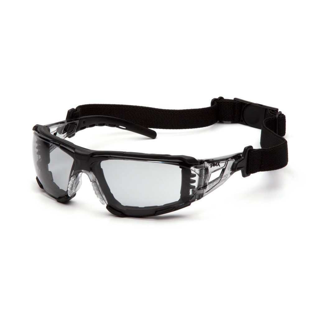 Pyramex Safety SB10225STMFP Light Gray H2MAX Anti-Fog Lens with Black Frame