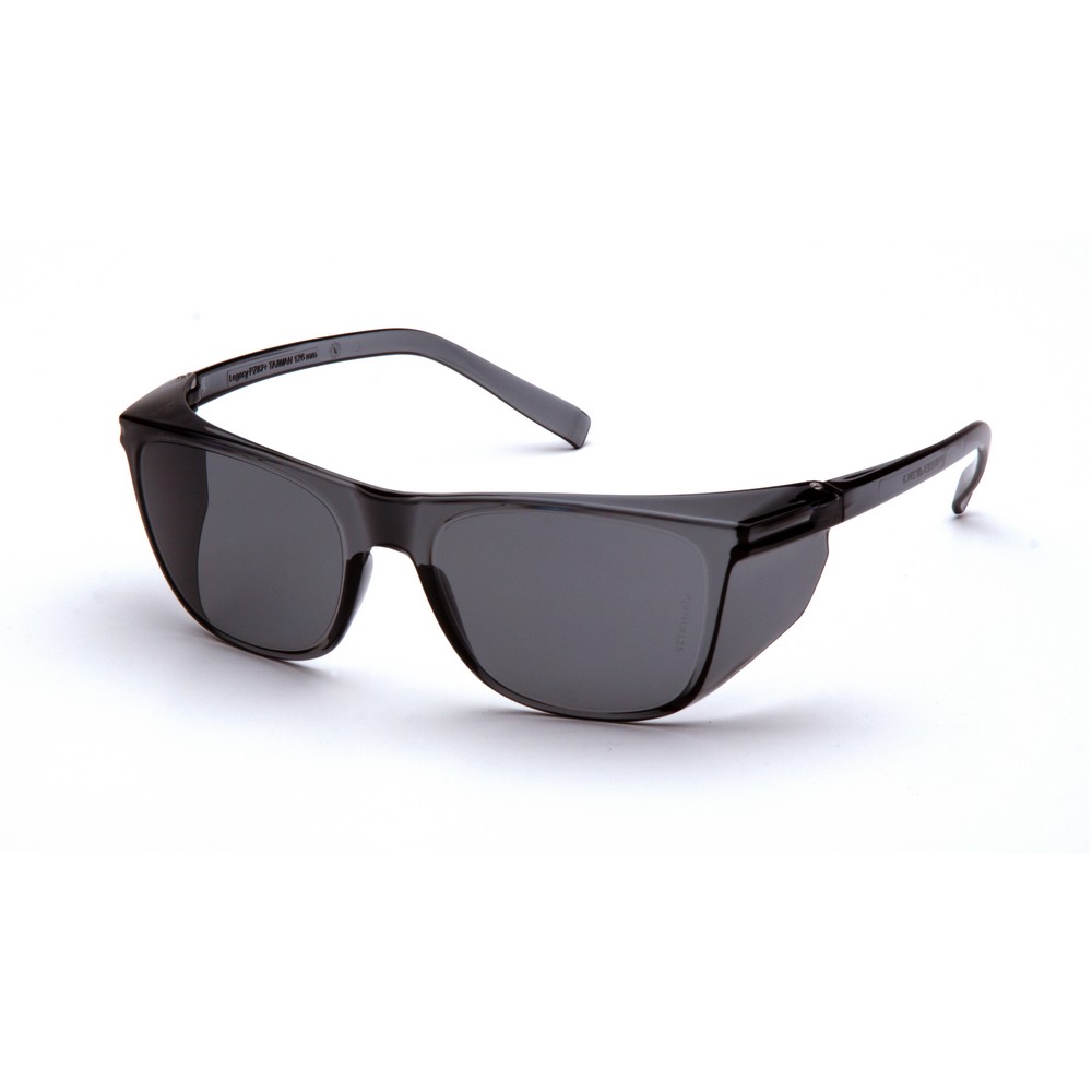 Pyramex Safety S10920STM Gray H2MAX Anti-Fog Lens with Gray Temples