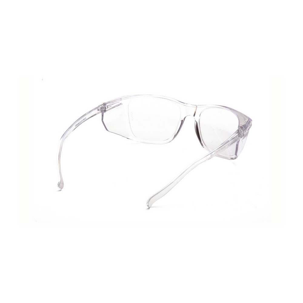 Pyramex Safety S10910STM Clear H2MAX Anti-Fog Lens with Clear Temples