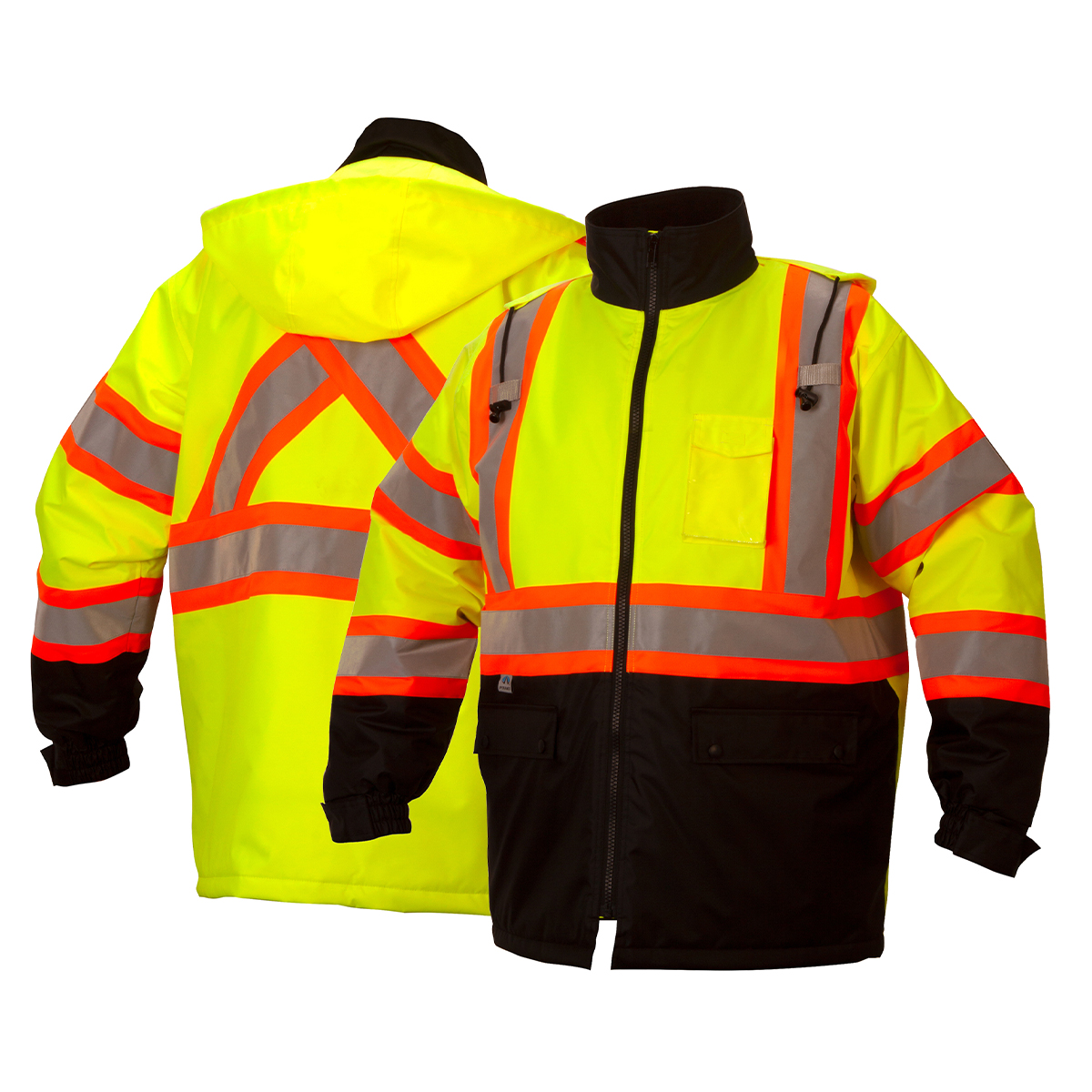 Pyramex Safety RCP3210 Hi-Vis Lime Parkas