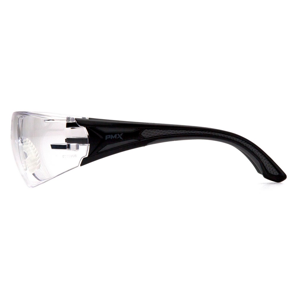 Pyramex Safety PYSBG9610ST Clear H2X Anti-Fog Lens with Black and Gray Temples