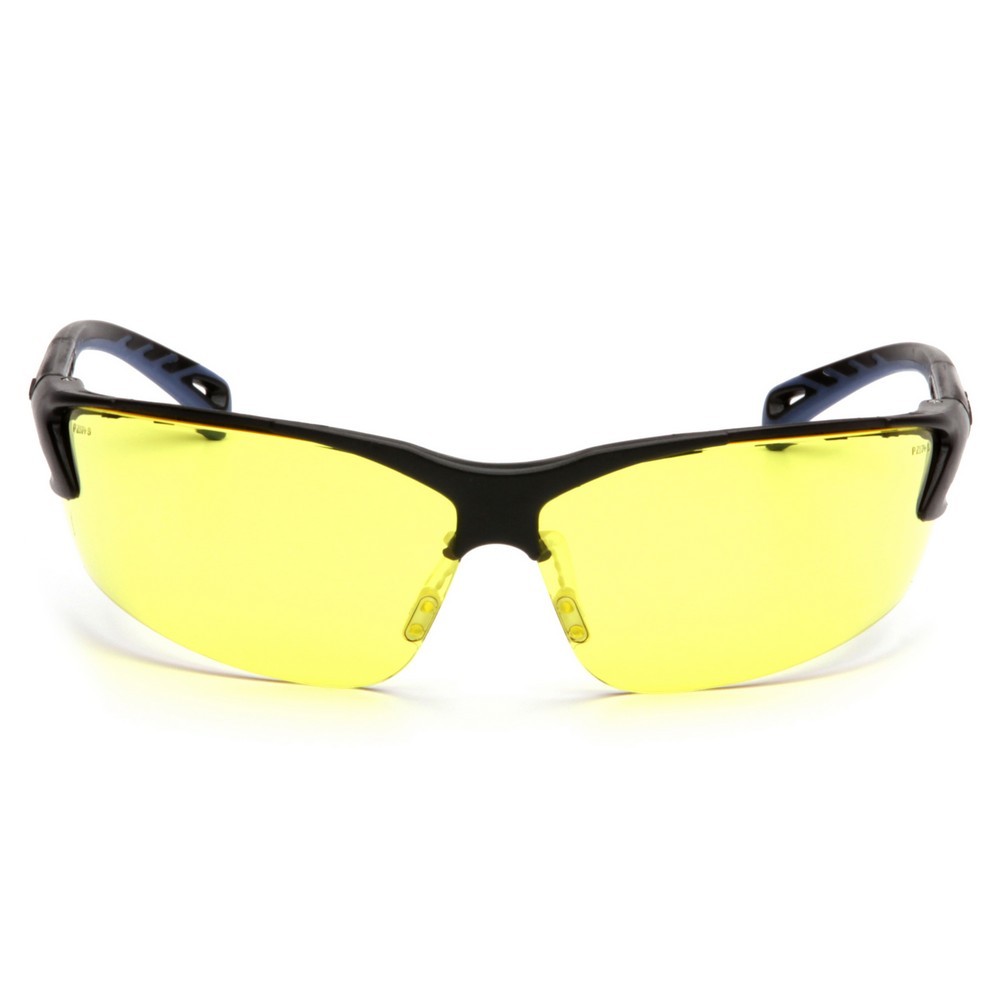 Pyramex Safety PYSB5730D Amber Lens with Black Frame