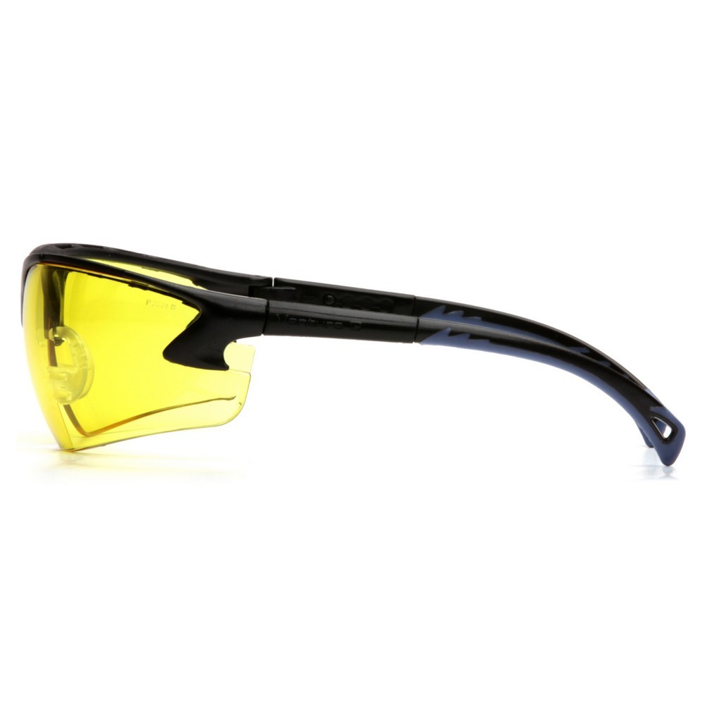 Pyramex Safety PYSB5730D Amber Lens with Black Frame