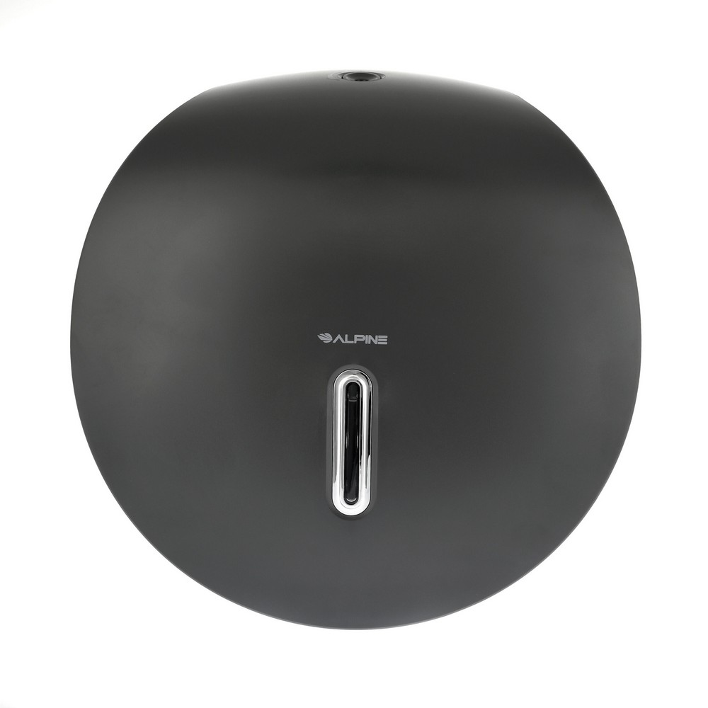 Alpine Industries ALP450-GRY Plastic Single-Roll Jumbo Toilet Tissue Dispenser