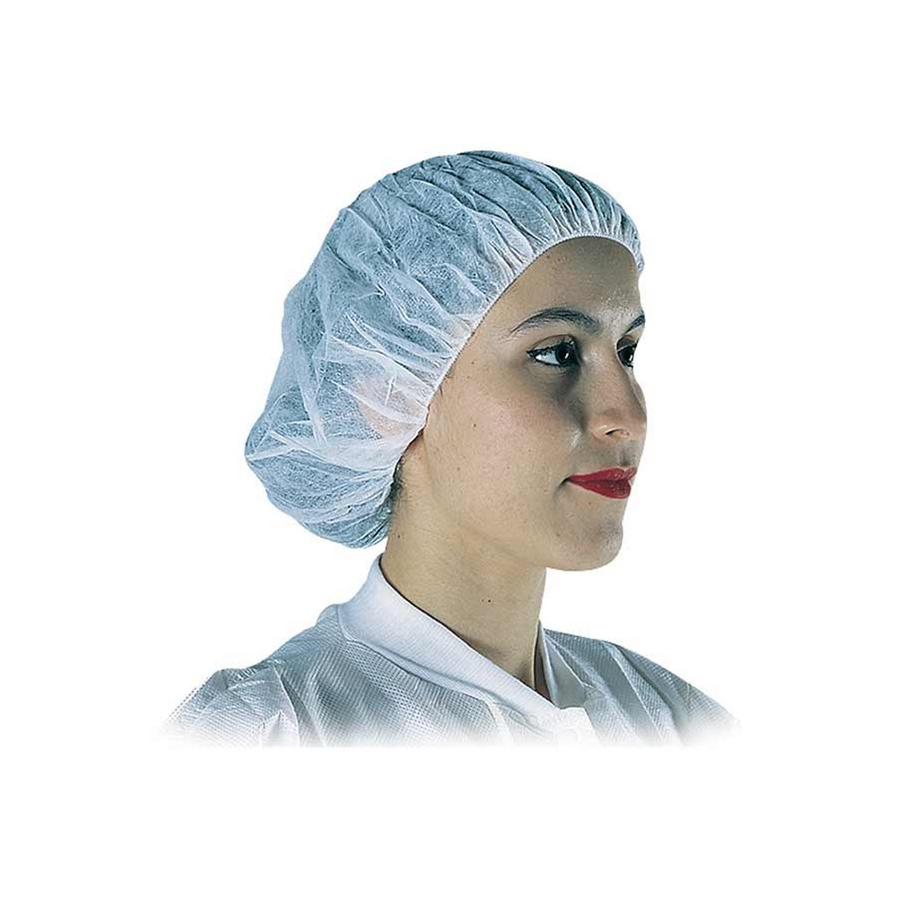 Liberty Safety 15824W10 Spunbonded Polypropylene Bouffant Caps