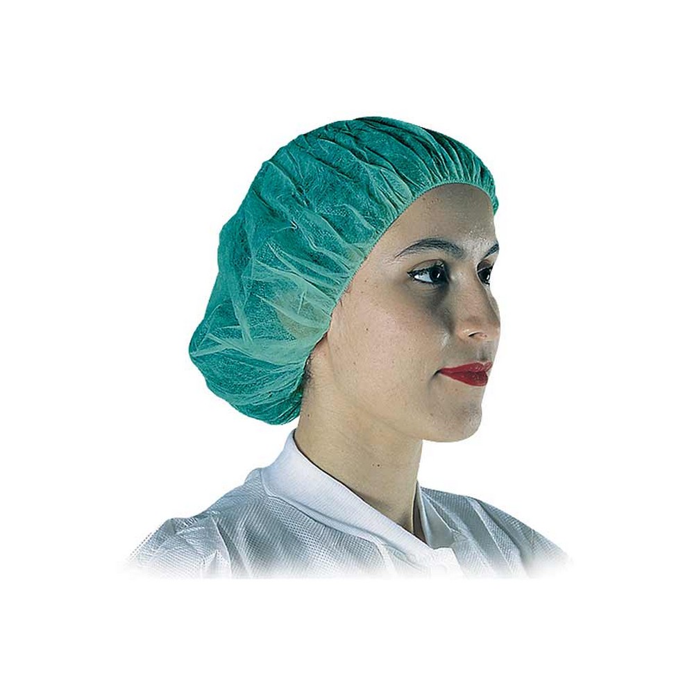 Liberty Safety 15824G Spunbonded Polypropylene Bouffant Caps