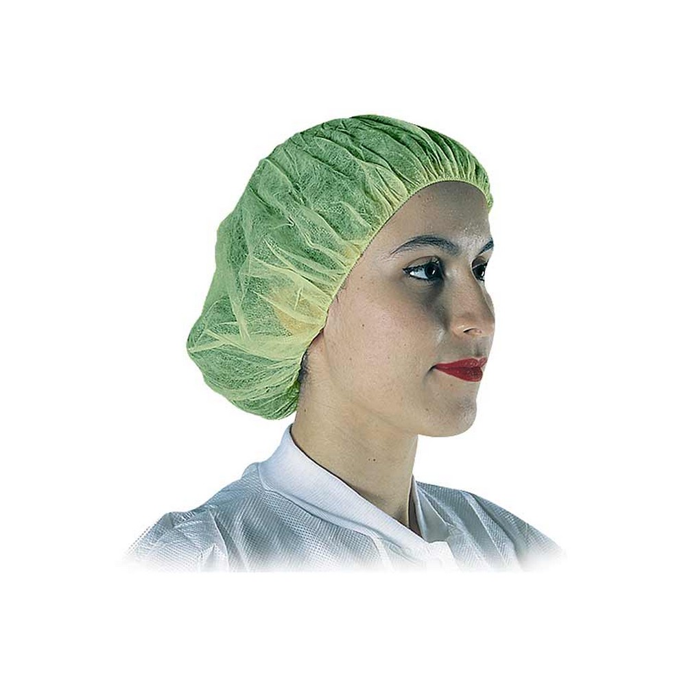 Liberty Safety 15824Y Spunbonded Polypropylene Bouffant Caps