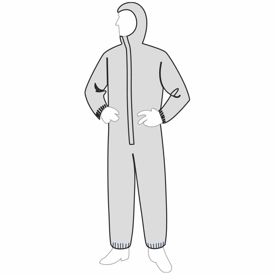 Liberty Safety 19127 APA Coverall With Hood Progard