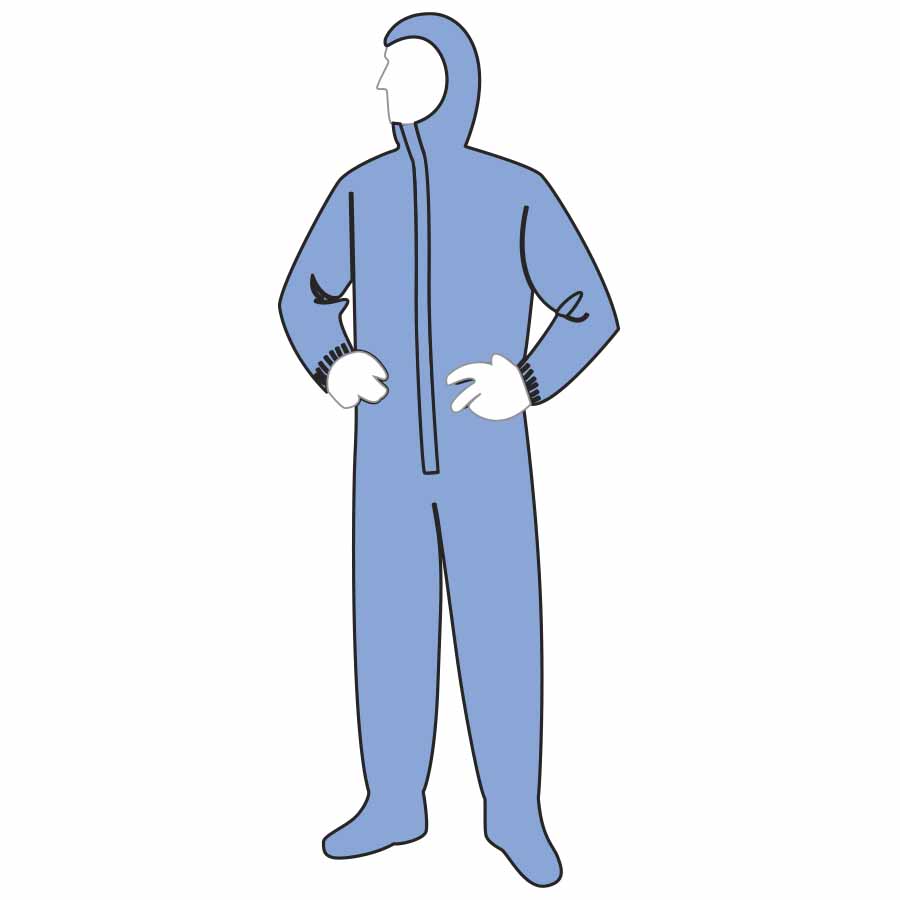 Liberty Safety 19311 APA Lab Coat With Pockets, Knit Collar & Cuff Progard