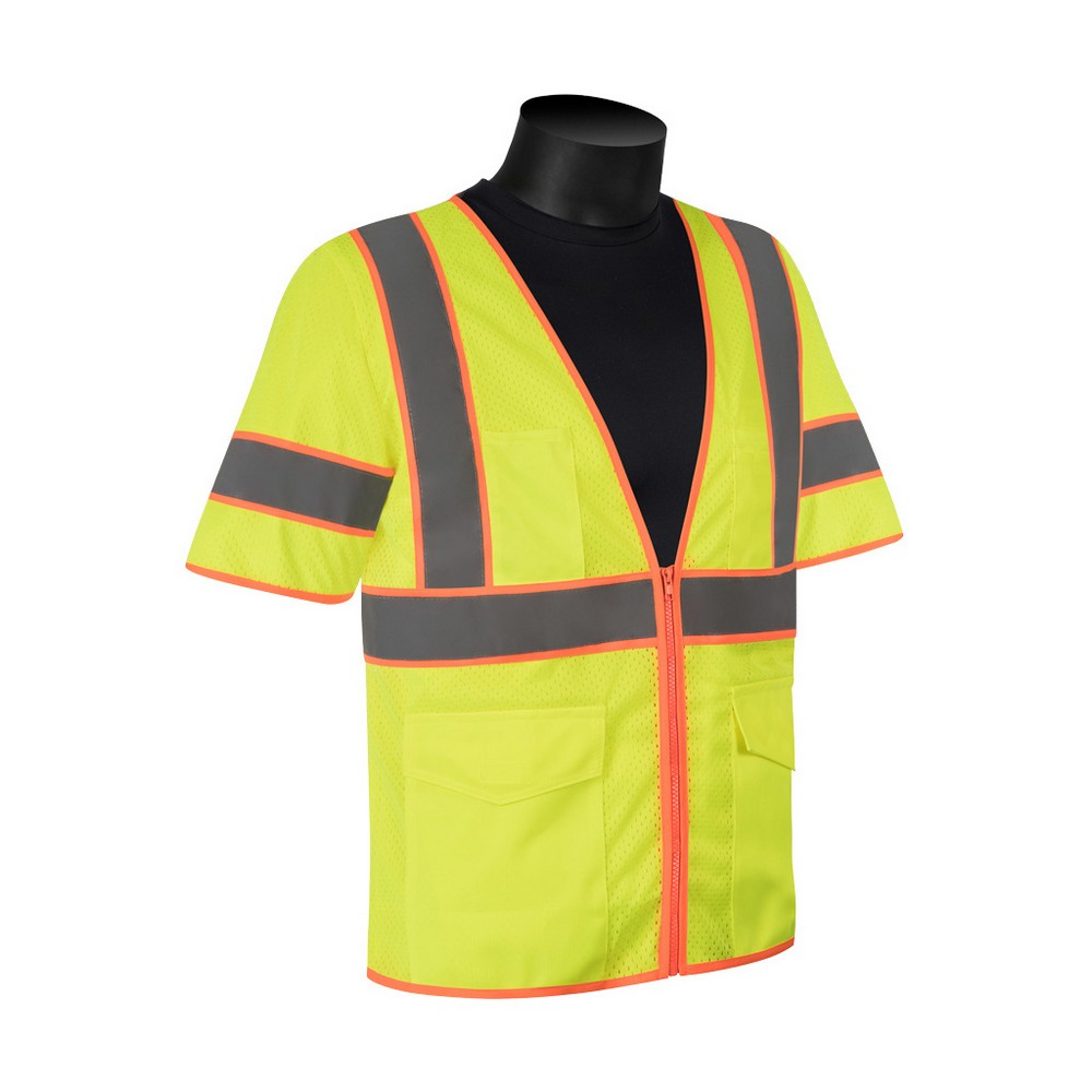 Liberty Safety C16014G/S Hivizgard Mesh Vest With Sleeves
