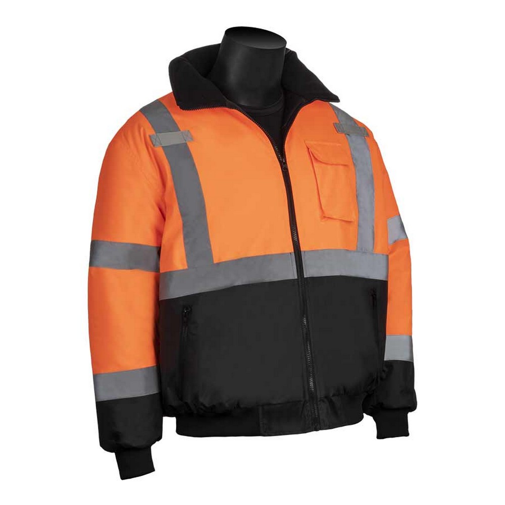 Liberty Safety C16725F/M Hivizgard Bomber Jacket With Black Bottom