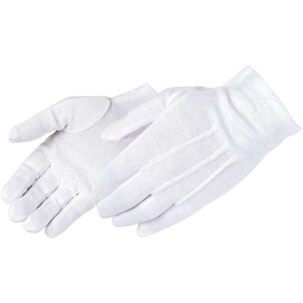 Liberty Safety 4625S Formal White Dress Gloves With PVC Dots