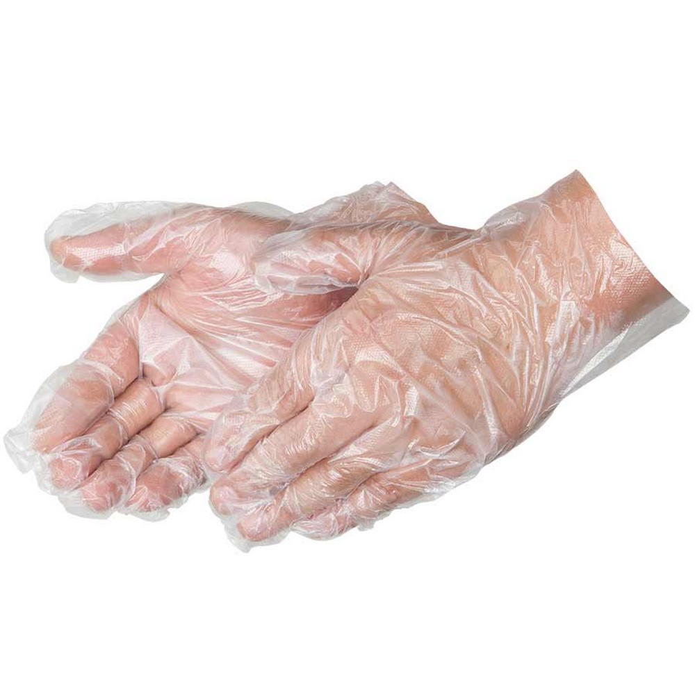 Liberty Safety 2600S Duraskin Clear Polyethylene Disposable Gloves