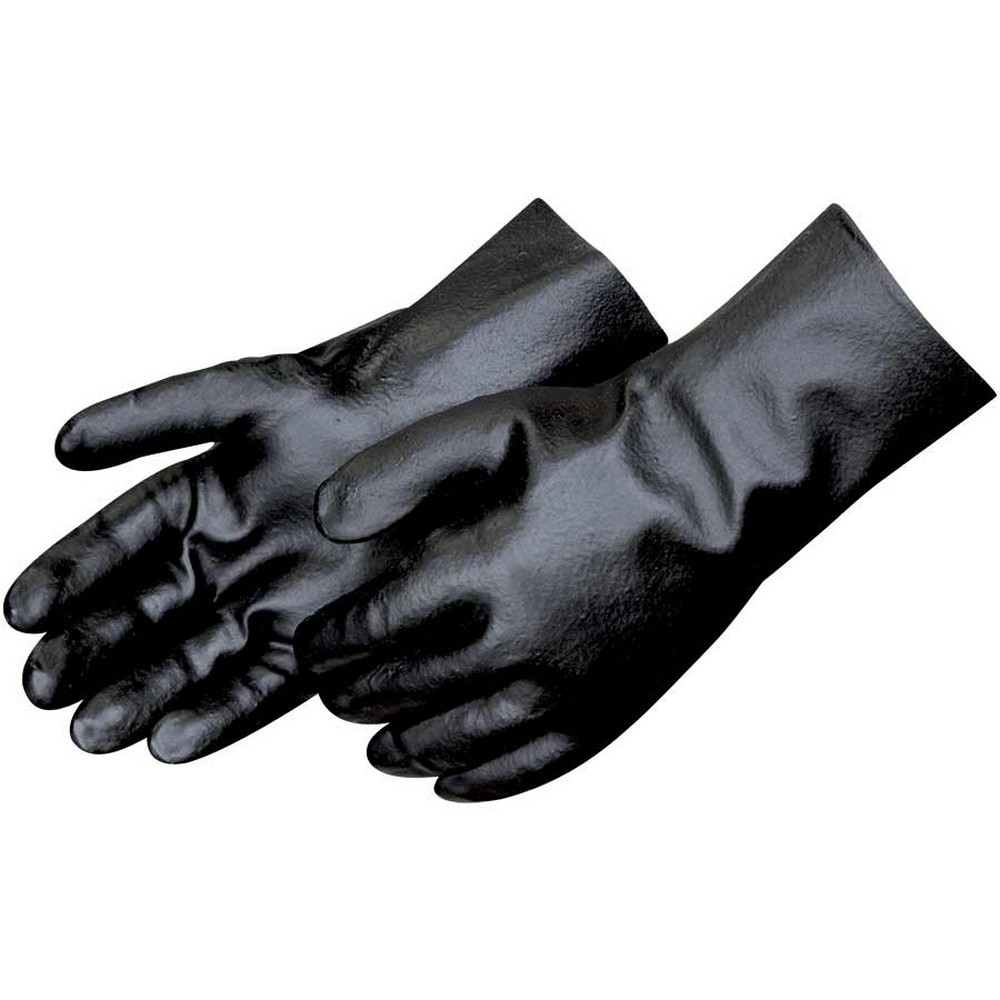 Liberty Safety 2233 Smooth Finish Black PVC GlovesGloves