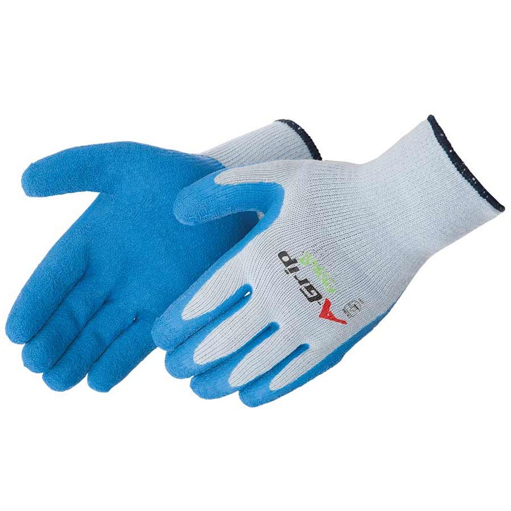 Liberty Glove 4700S Frogrip Blue Latex Coated Gloves
