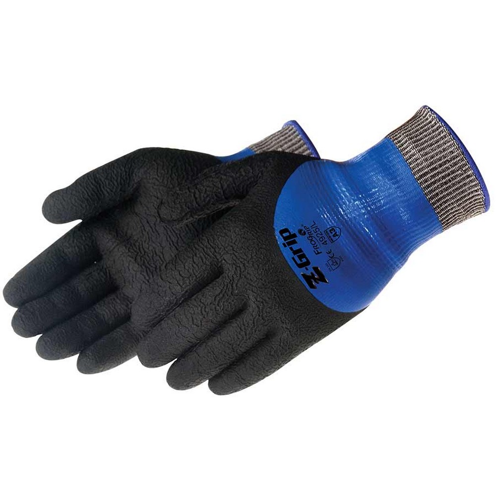 Liberty Safety 4925S Frogrip Blue Nitrile Fully Coated Gloves