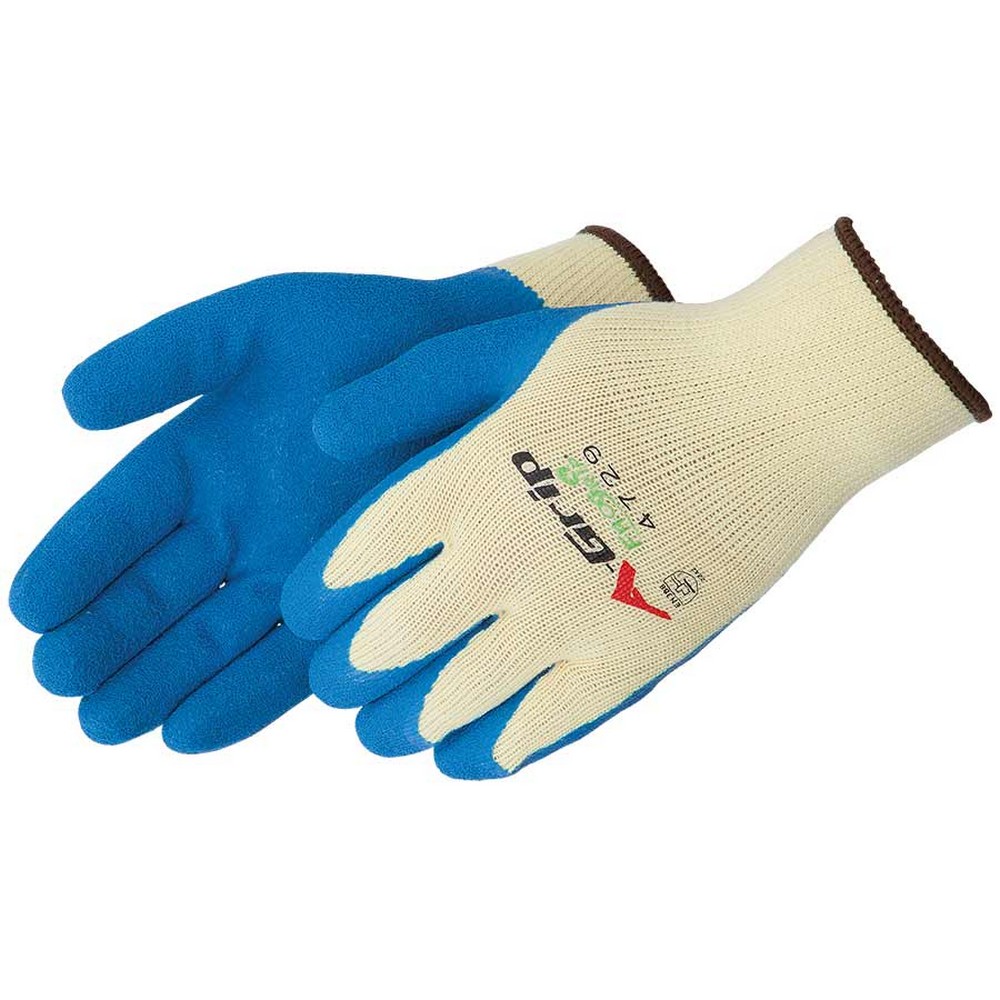 Liberty Glove 4729S Frogrip Blue Latex Coated Gloves