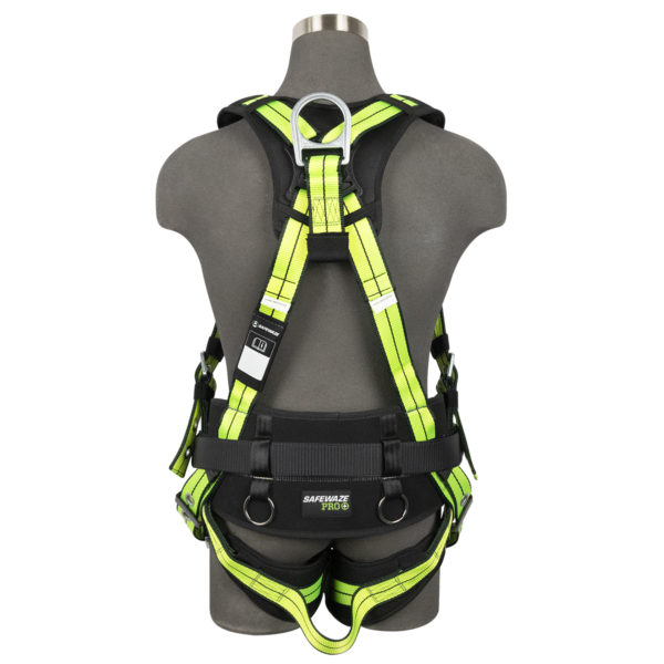 Safewaze FS-FLEX270 PRO+ Construction Harness- 3D, QC Chest, TB Legs, TB Torso