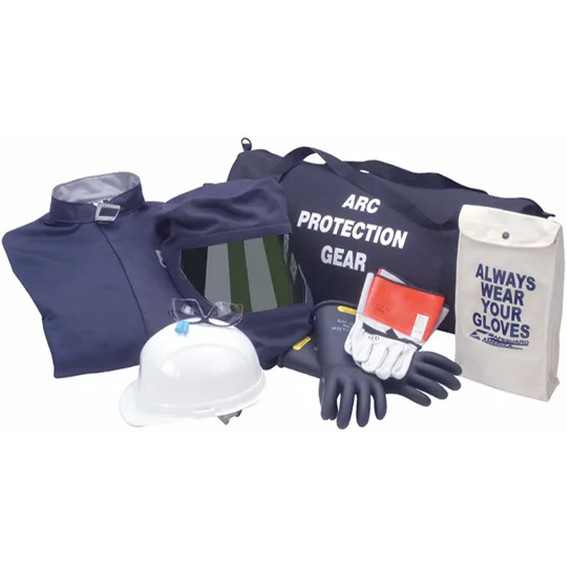 Chicago Protective Apparel Arc Flash Kit AG43-CV 43 Calorie with Coverall, HRC 4
