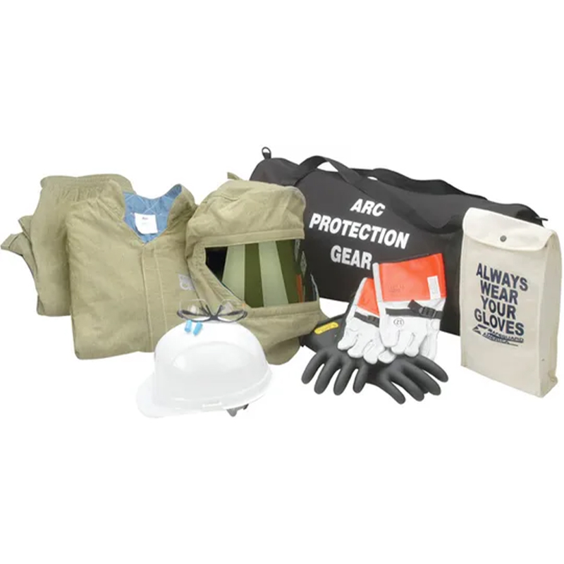 Chicago Protective Apparel Arc Flash Kit AG40-JP 40 Calorie Lightweight Master Series with Jacket and Pants, HRC 4