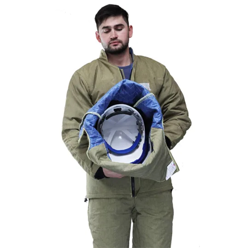 Chicago Protective Apparel Arc Flash Kit AG40 40 Calorie Lightweight Master Series with Jacket and Bib Overall, HRC 4