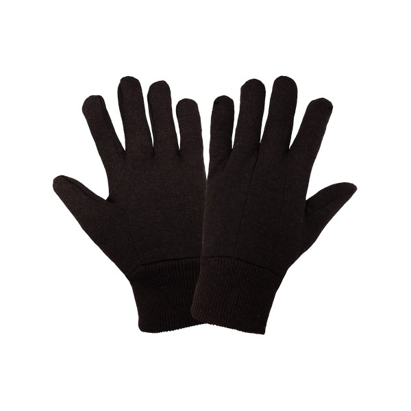 Global Glove C70BJ-W - Ladies Economy Dark Brown Jersey Gloves