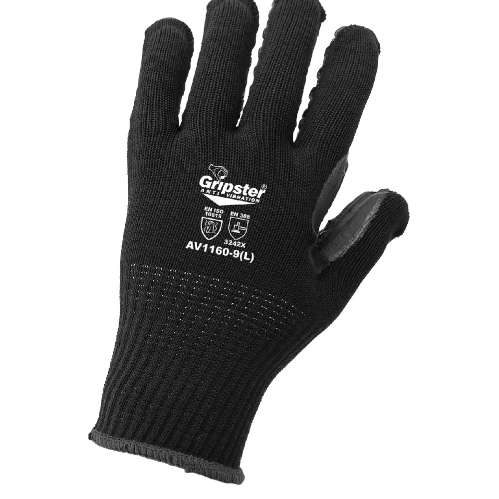 Global Glove AV1160-M Gripster Anti-Vibration Ergonomic Lightweight Gloves with a Patented Anti-Vibration Palm