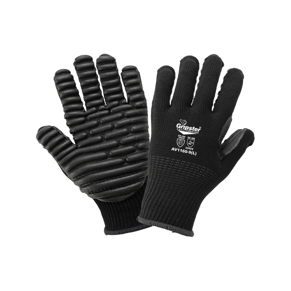 Global Glove AV1160-M Gripster Anti-Vibration Ergonomic Lightweight Gloves with a Patented Anti-Vibration Palm