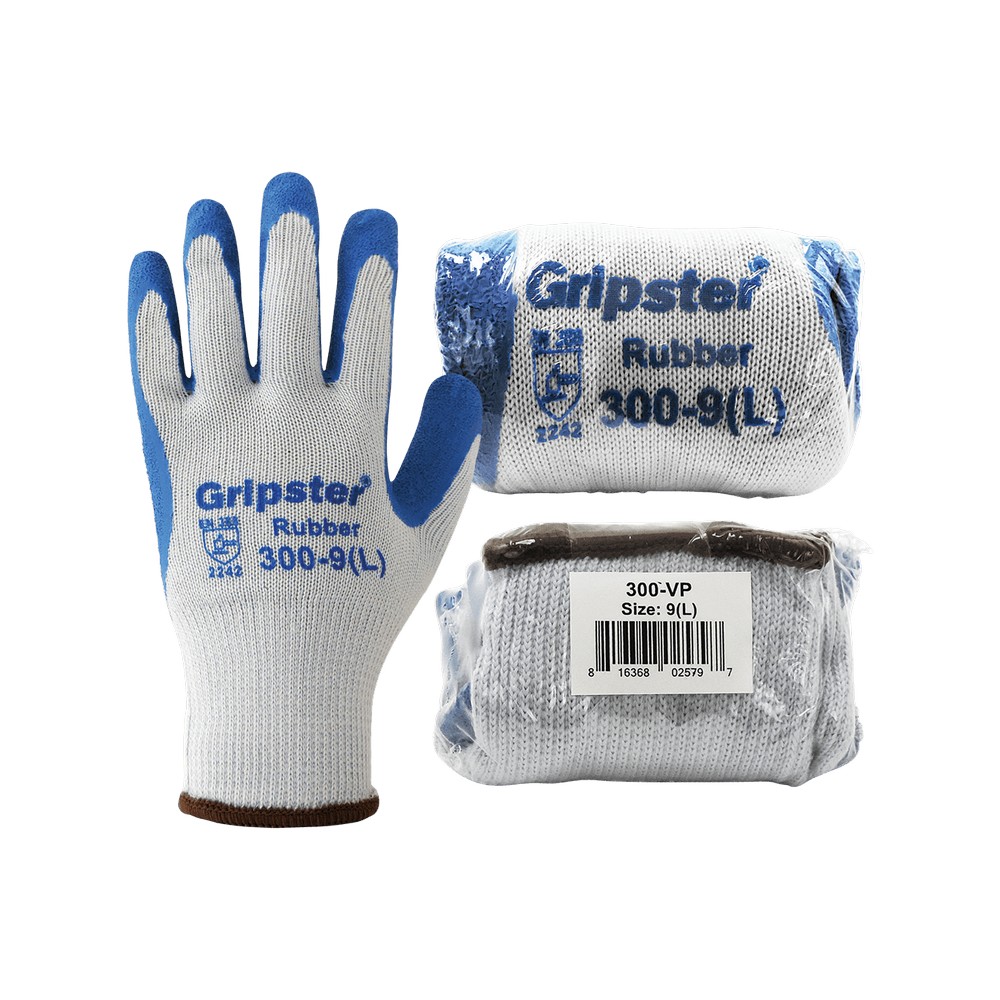Global Glove 300-VP-S Gripster Vend-Pack Rubber Coated Gloves with Cut, Abrasion, and Puncture Resistance