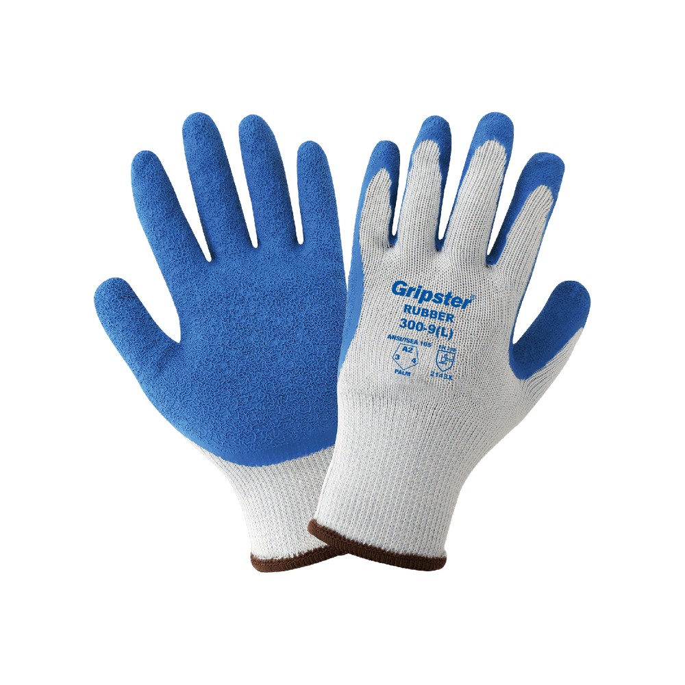 Global Glove 300-VP-S Gripster Vend-Pack Rubber Coated Gloves with Cut, Abrasion, and Puncture Resistance