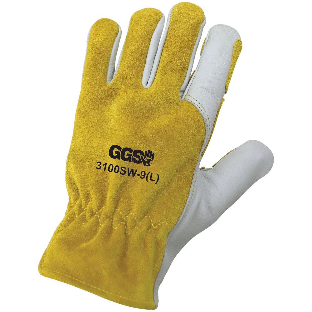 Global Glove 3100SW-S Premium Cowhide Drivers Gloves Commonly Used for Spot Welding