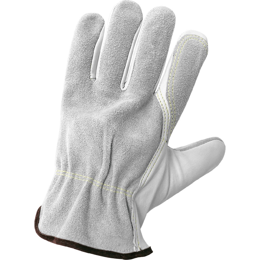 Global Glove 3150G-S Premium Goatskin Palm and Split Cowhide Back Drivers Gloves