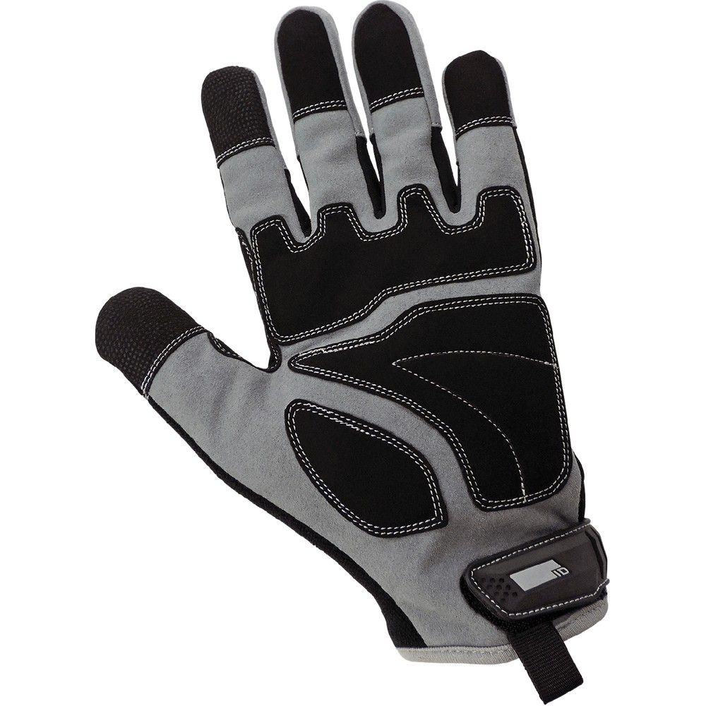 Global Glove HR8200KEV-M Hot Rod Gloves Black, Low Temperature, Insulated, Waterproof, Synthetic Leather Palm Performance Gloves with a Spandex Back