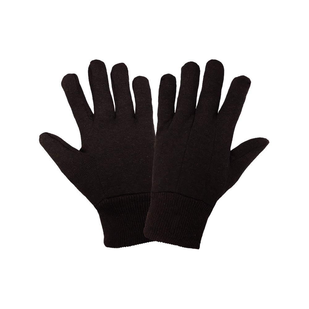 Global Glove C90BJ-W Dark Brown Clute Cut Jersey Gloves