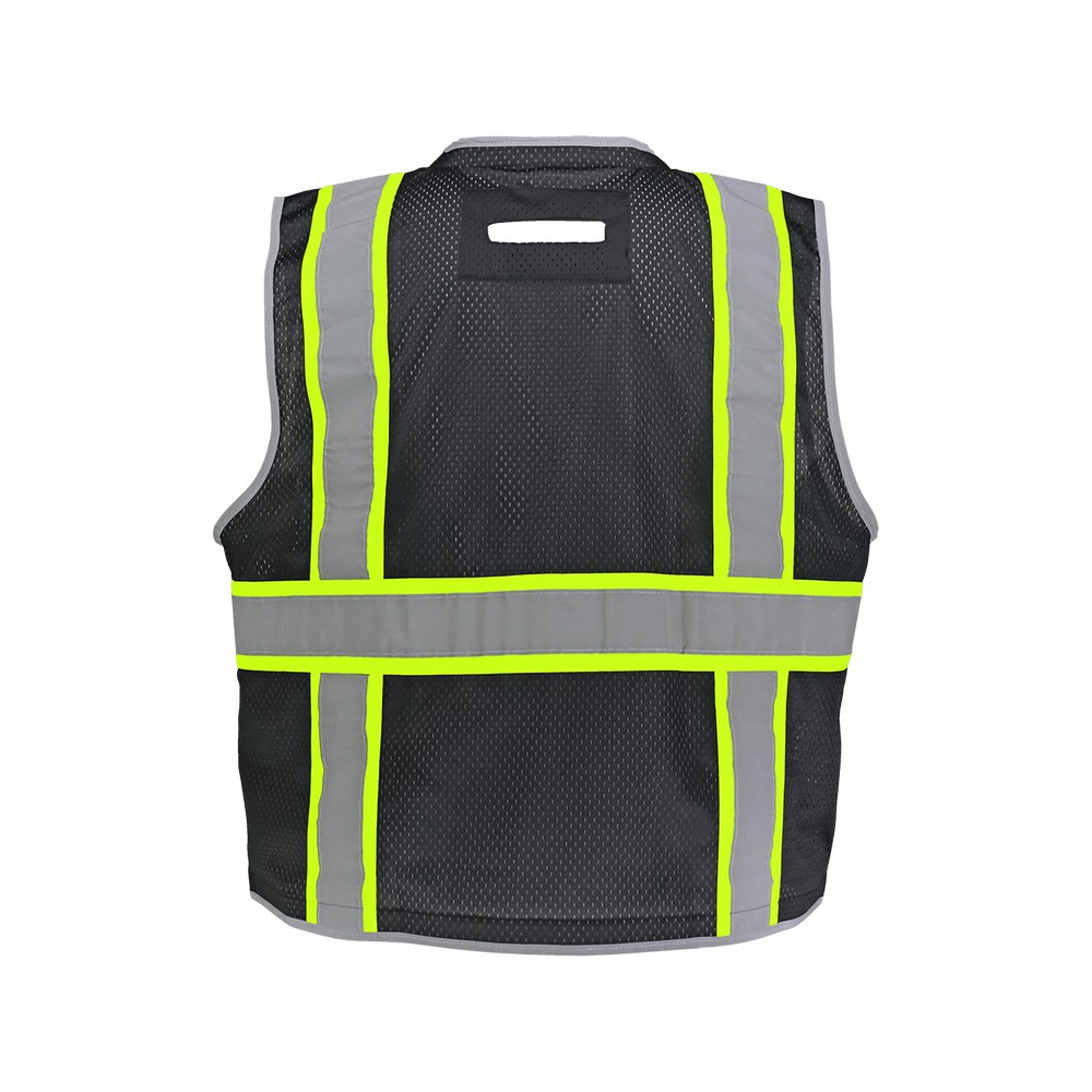 Global Glove GLO-067K-S FrogWear HV Black Enhanced Visibility Surveyors Safety Vest