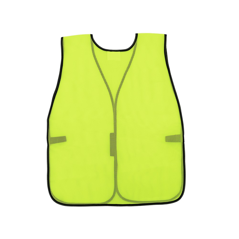 Global Glove GLO-10-YG FrogWear HV High-Visibility Yellow/Green Economy Mesh Safety Vest