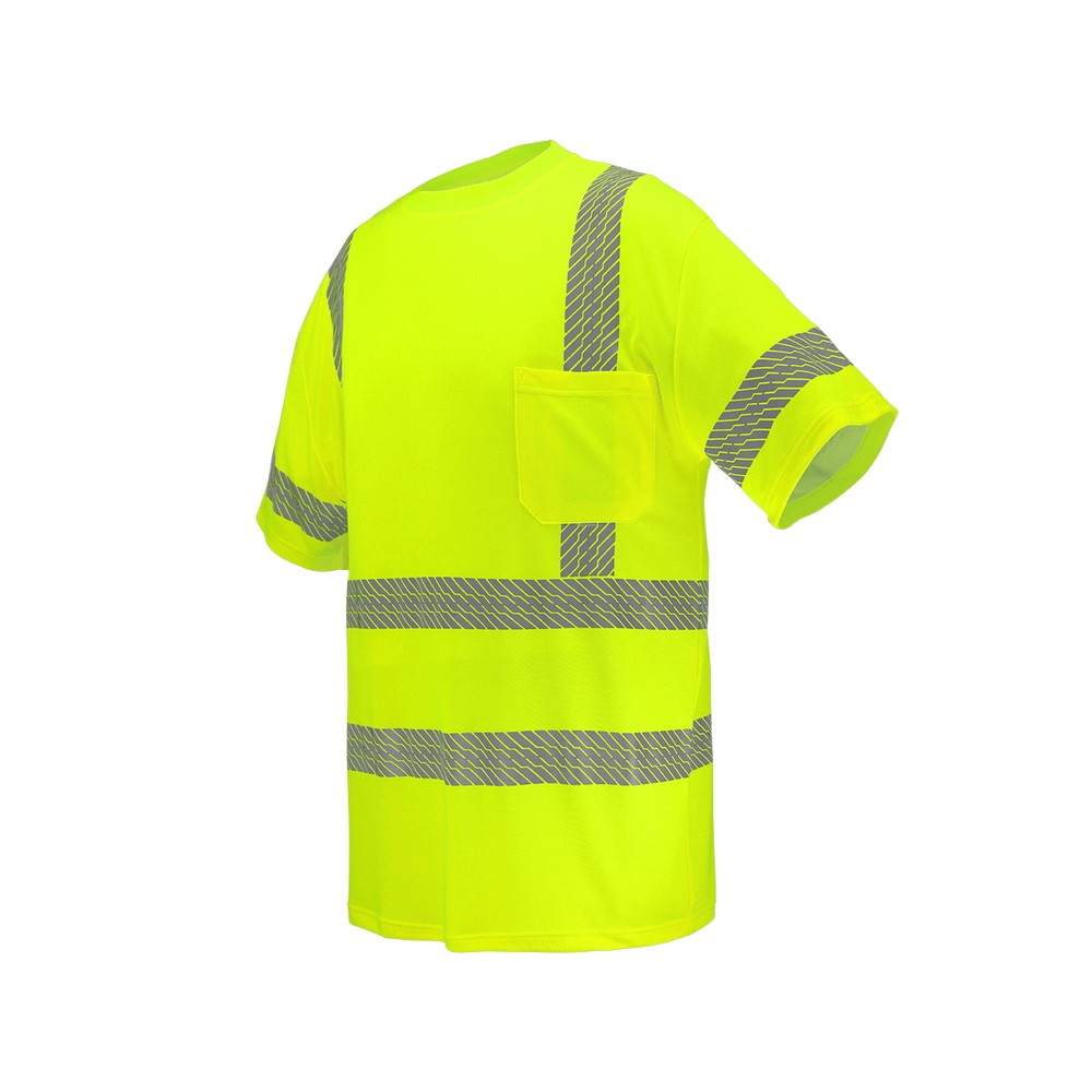 Global Glove GLO-217-S FrogWear HV Premium Self-Wicking Bamboo/Polyester Short-Sleeved Shirt