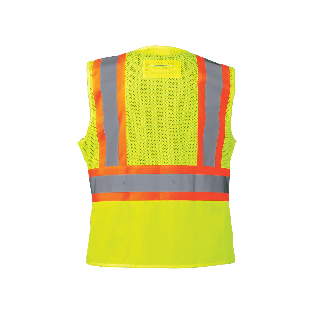 Global Glove GLO-W0037-S FrogWear HV Women's Fit High-Visibility Surveyors Safety Vest