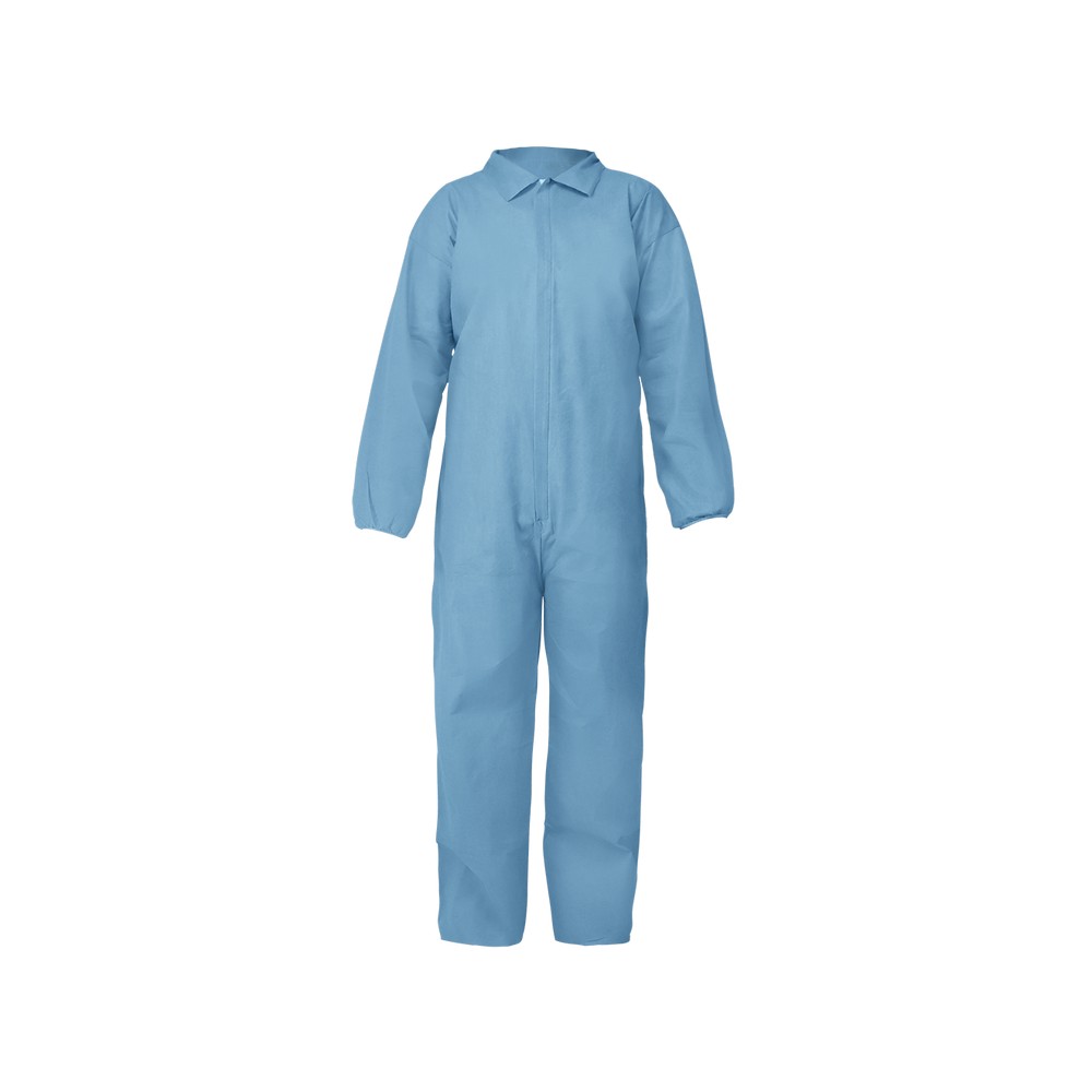 Global Glove NW-COV800FR-M FrogWear Premium Self-Extinguishing Disposable Coveralls with Collar