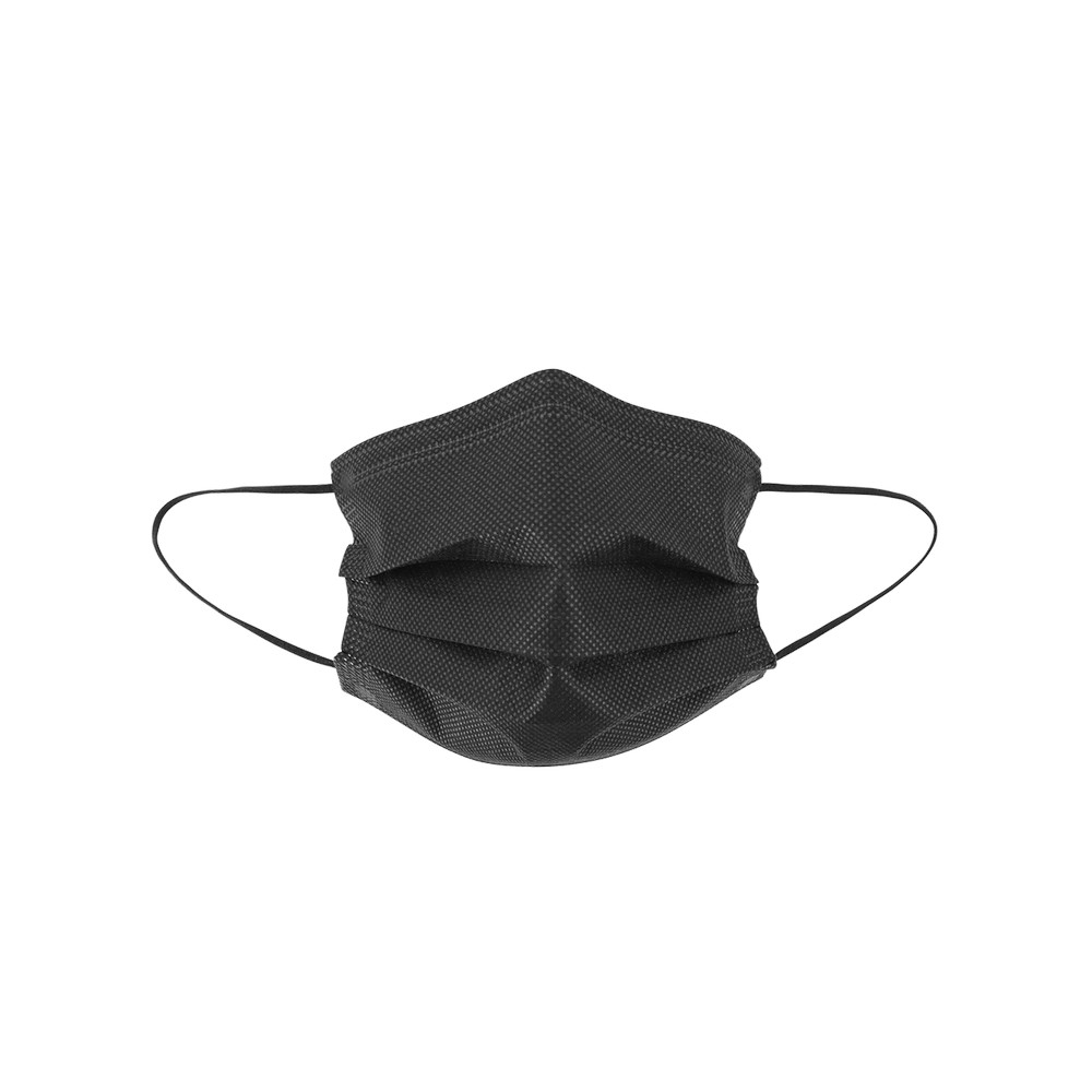 Global Glove NW-M2 FrogWear Lightweight, Black, Disposable, Polypropylene, FDA Food Contact Compliant Face Mask