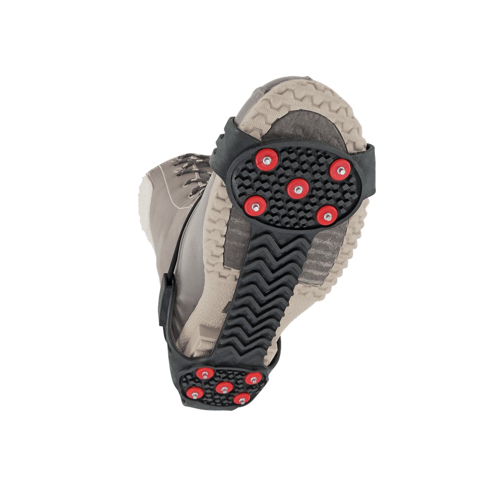 Global Glove ITR3610-M Ice Gripster Treads Adjustable Anti-Slip Traction Cleats with Carbon Steel Studs