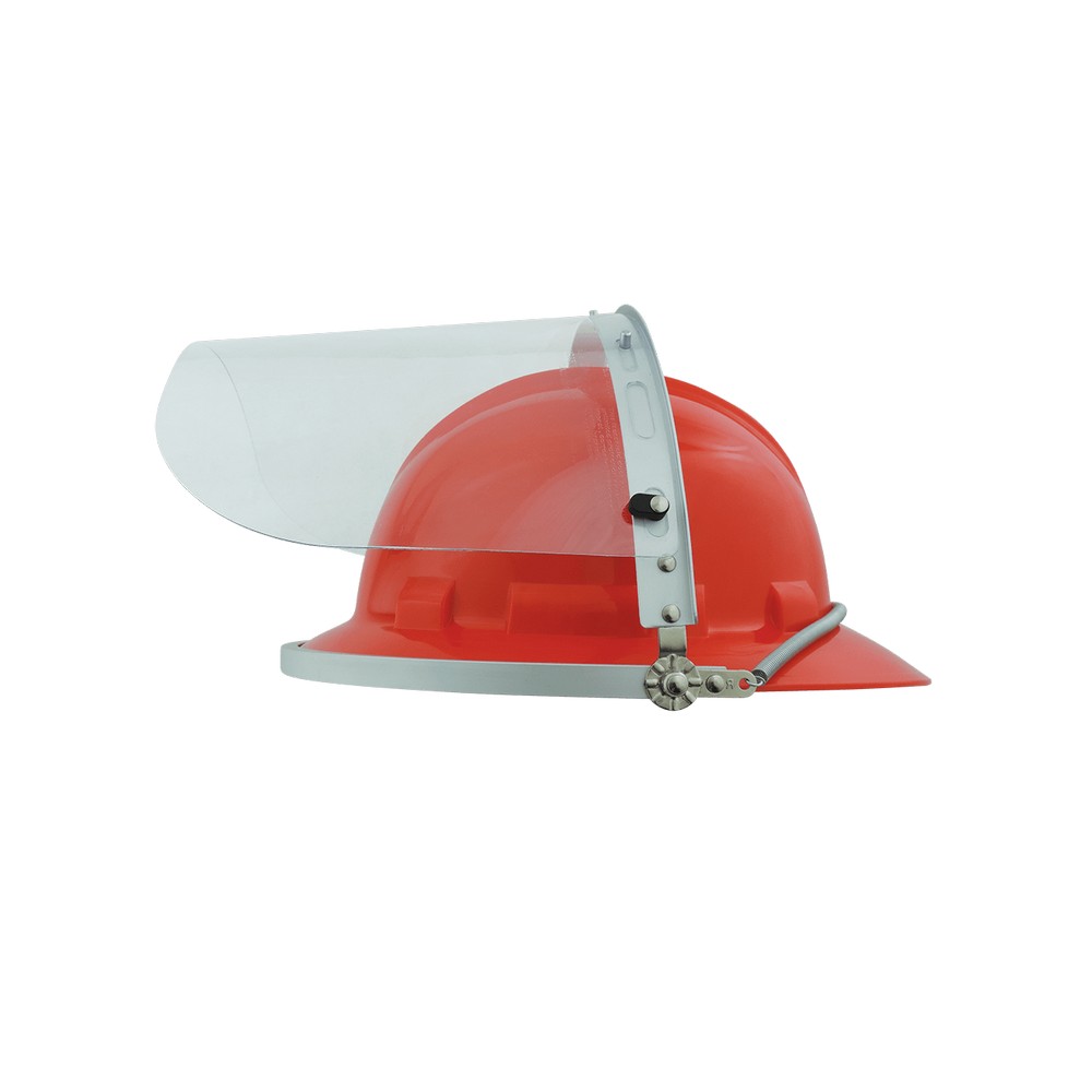 Global Glove HH-V1 Bullhead Safety Head Protection Clear Polycarbonate Face Shield