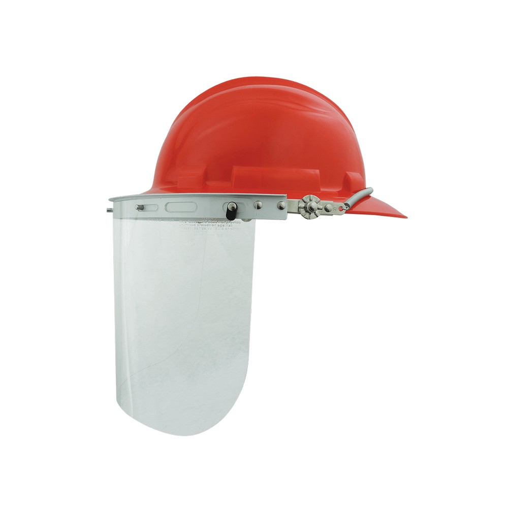 Global Glove HH-V1 Bullhead Safety Head Protection Clear Polycarbonate Face Shield