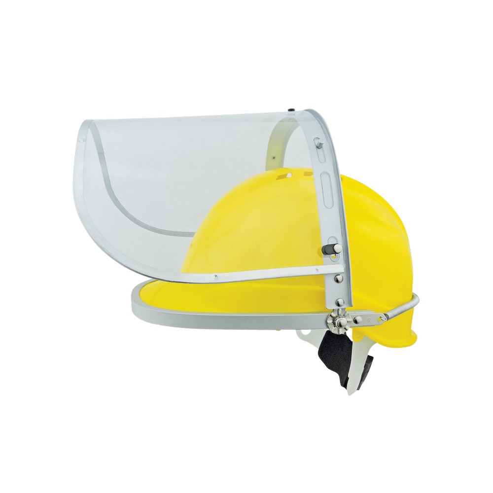 Global Glove HH-V2 Bullhead Safety Head Protection Clear Aluminized Polycarbonate Face Shield