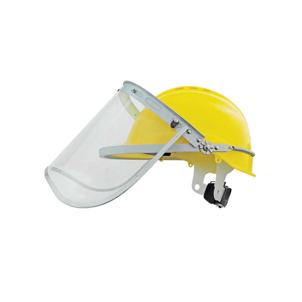 Global Glove HH-V2 Bullhead Safety Head Protection Clear Aluminized Polycarbonate Face Shield