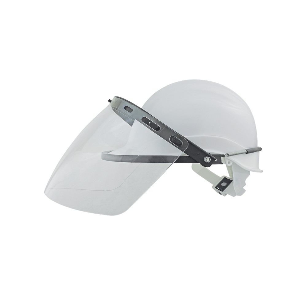 Global Glove HH-V5 Bullhead Safety Head Protection Clear Toric Polycarbonate Face Shield