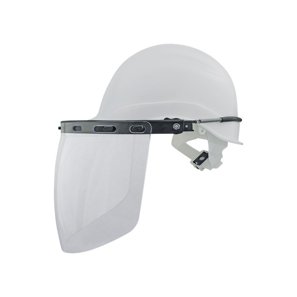 Global Glove HH-V5 Bullhead Safety Head Protection Clear Toric Polycarbonate Face Shield