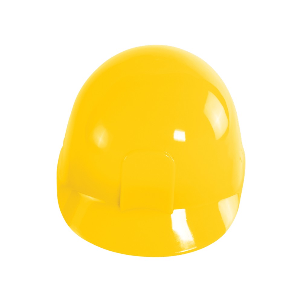 Global Glove HH-BC1-Y Bullhead Safety Head Protection Yellow Vented Bump Cap With Four-Point Slide Lock Suspension