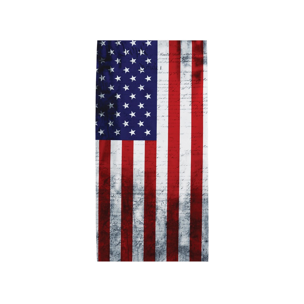 Global Glove NG-401 FrogWear Premium, Multi-Function, Cooling Neck Gaiter, U.S.A. Flag Design