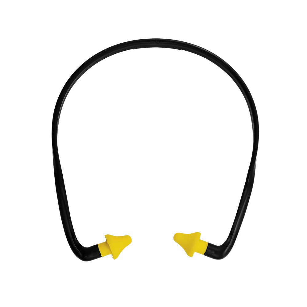 Global Glove HP-BF1 Bullhead Safety Hearing Protection Lightweight Banded NRR 22 dB Earplugs